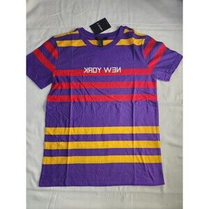Forever 21 New York Striped Red,yellow,purple Size Small